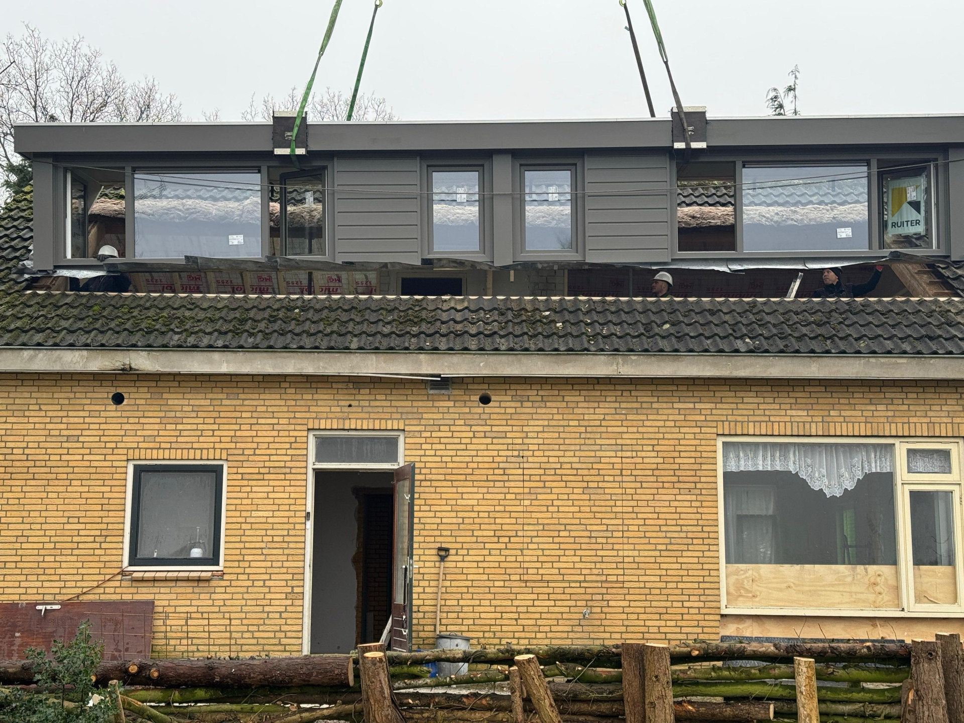 dakkapel van 10,12 meter in sprundel