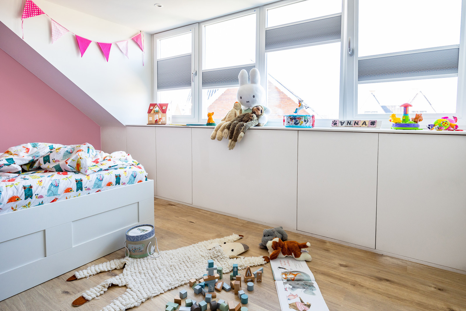 kinderkamer met dakkapel