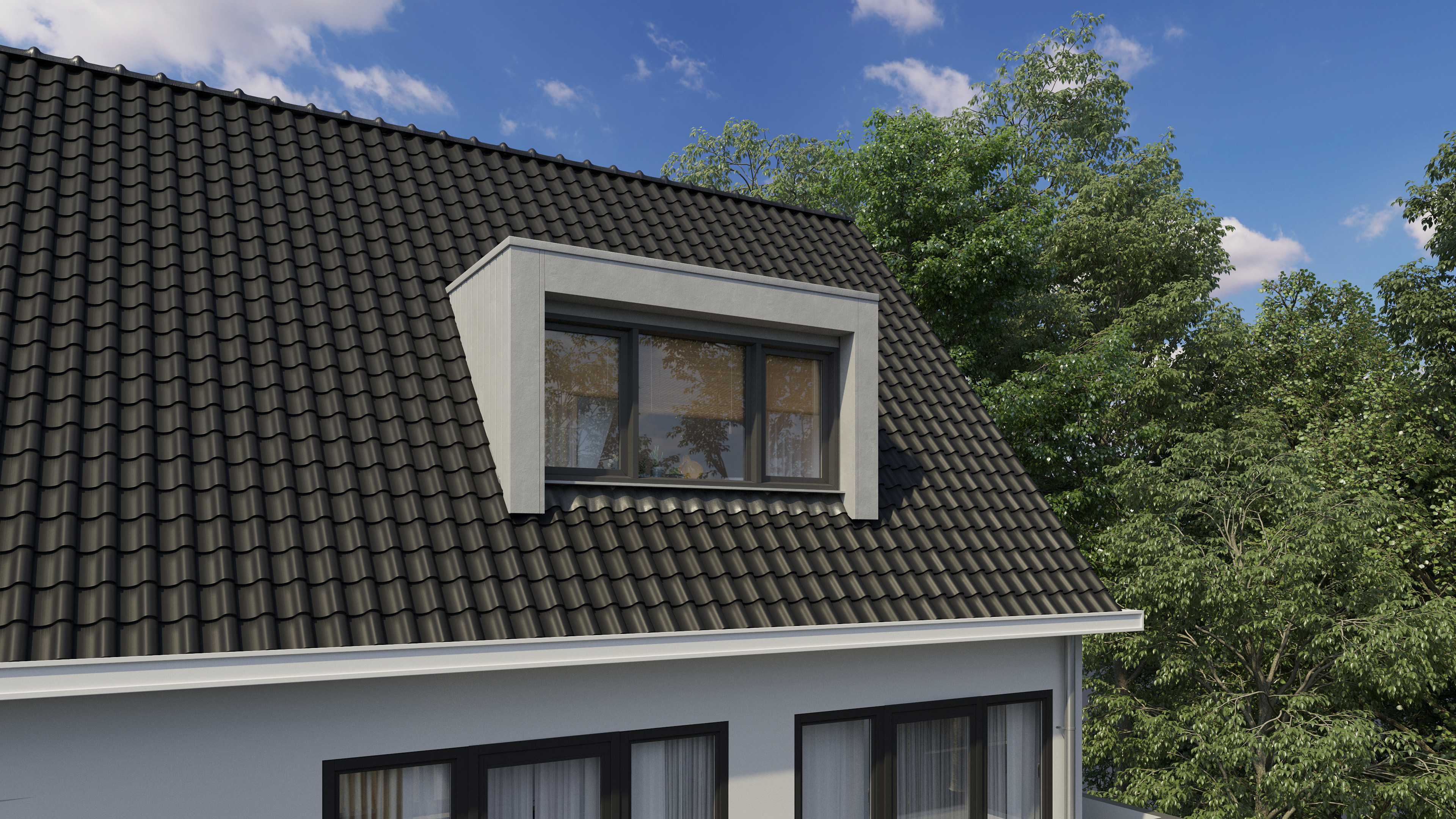 dakkapel plat dak davos kader 3 meter