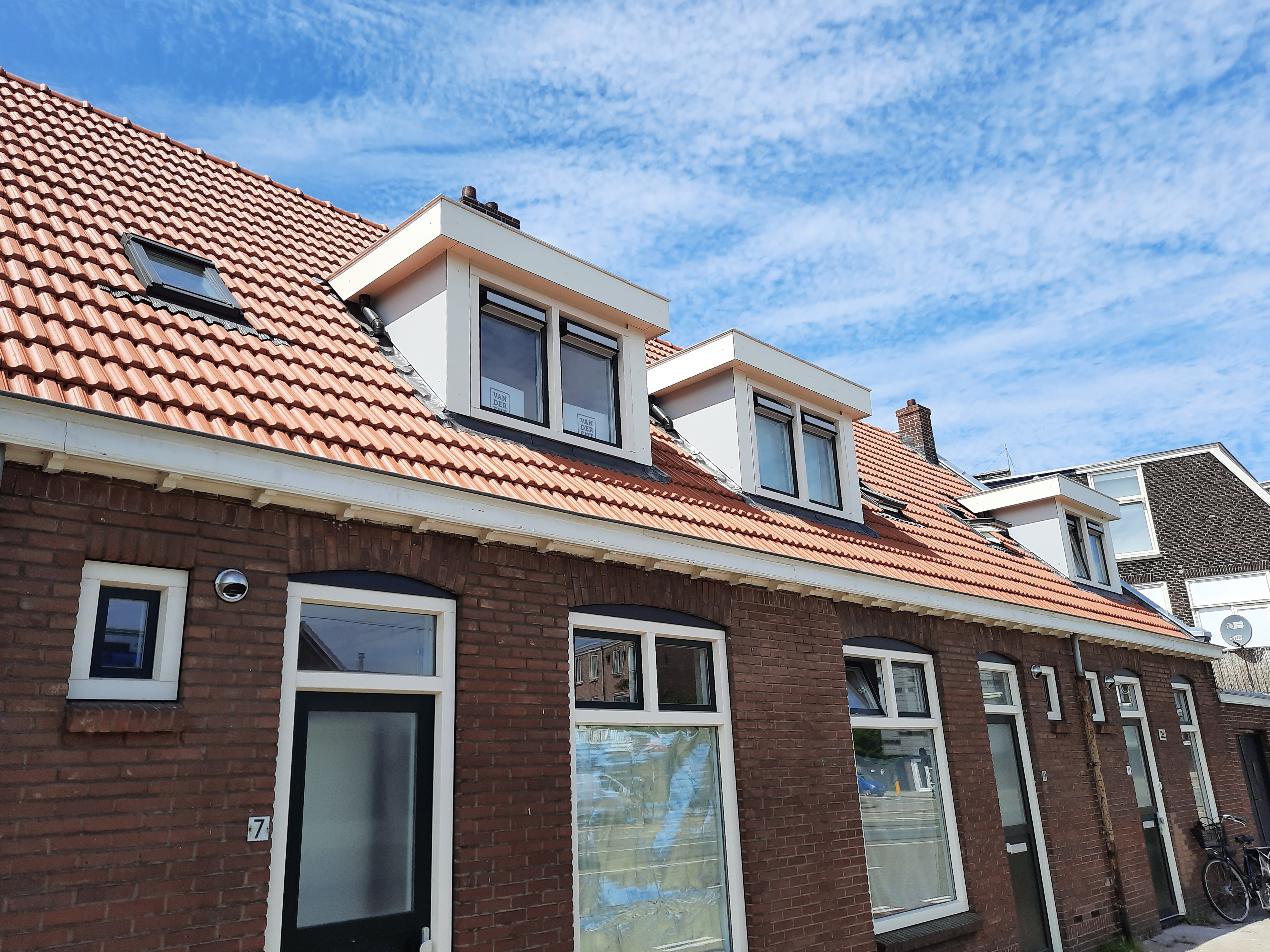 Dakkapellen Delft, buitenaanzicht Ruiter dakkapel.