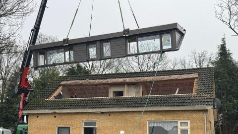 dakkapel van 10,12 meter breed