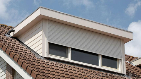 Rolluik wit Ruiter Dakkapellen.