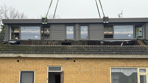 dakkapel van 10,12 meter in sprundel